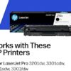 ink2 HP 218X Black High-Yield Toner Cartridge | Works with Color LaserJet Pro 3201, MFP 3301 Series | W2180X